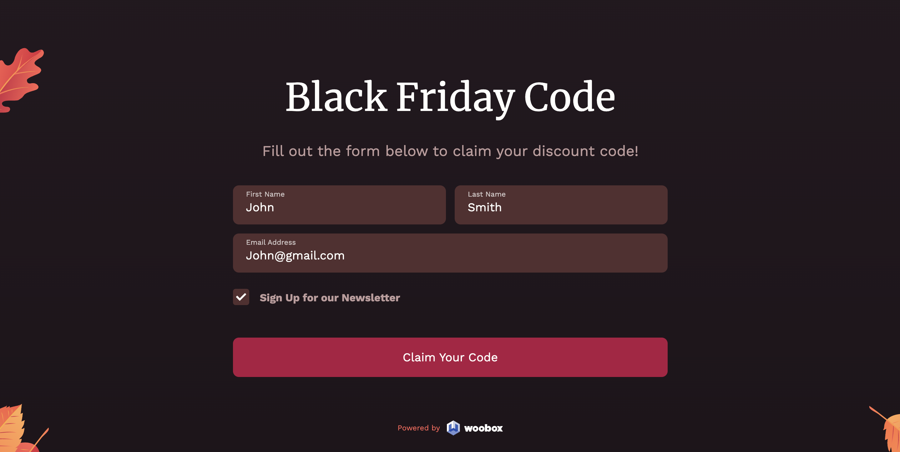 How to Use Woobox to Distribute Unique Discount Codes for Black Friday